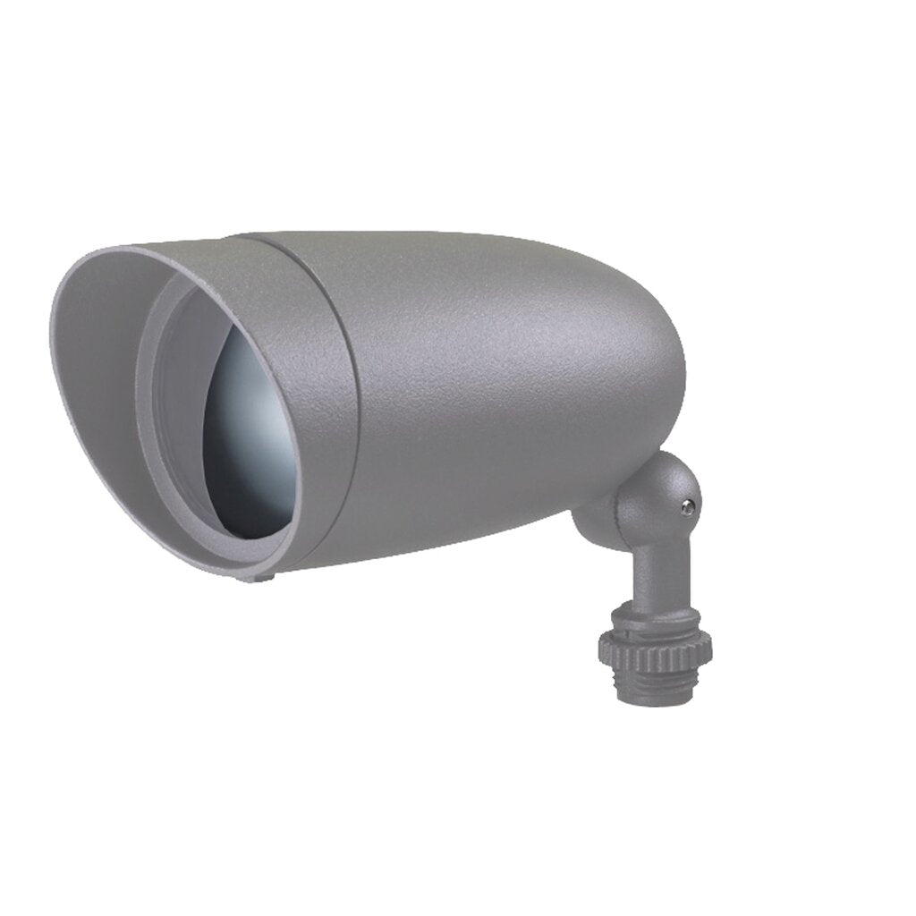 Satco 62-1204 9W LED Flood Light Fixture Landscape Flood Light; Gray