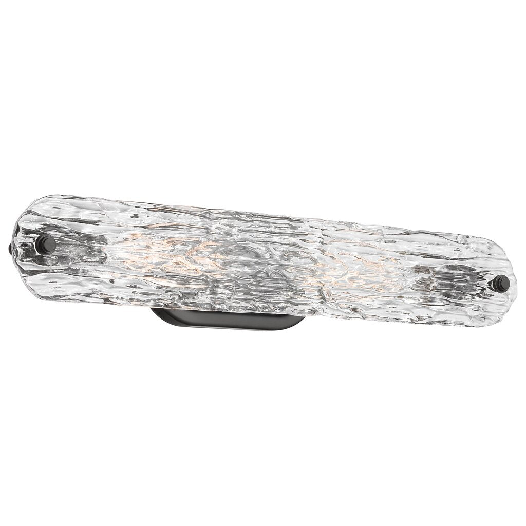 Satco 60-7812 Vanity Fixture Glacier; 2 Light Medium Base; 60 Watt;