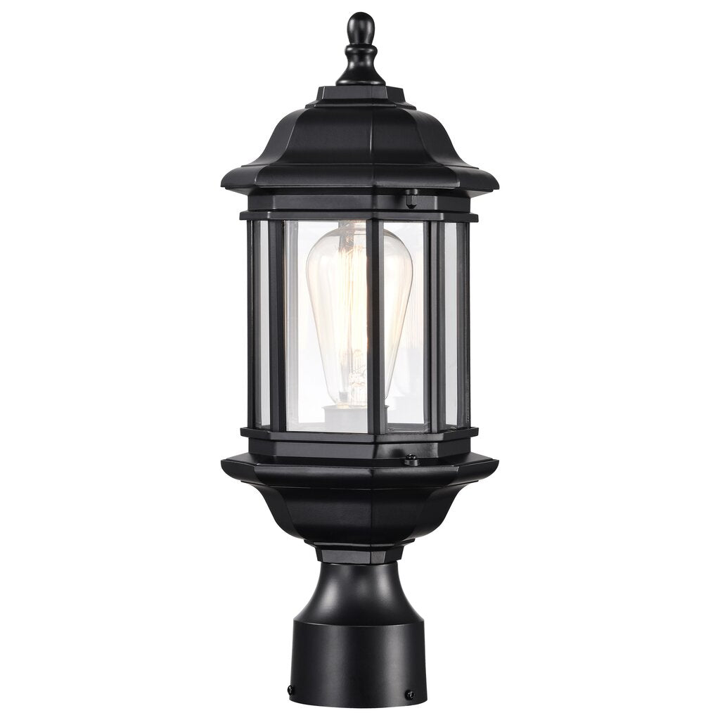 Satco 60-6116 Post Lantern Fixture Hopkins Outdoor Collection 16 inch