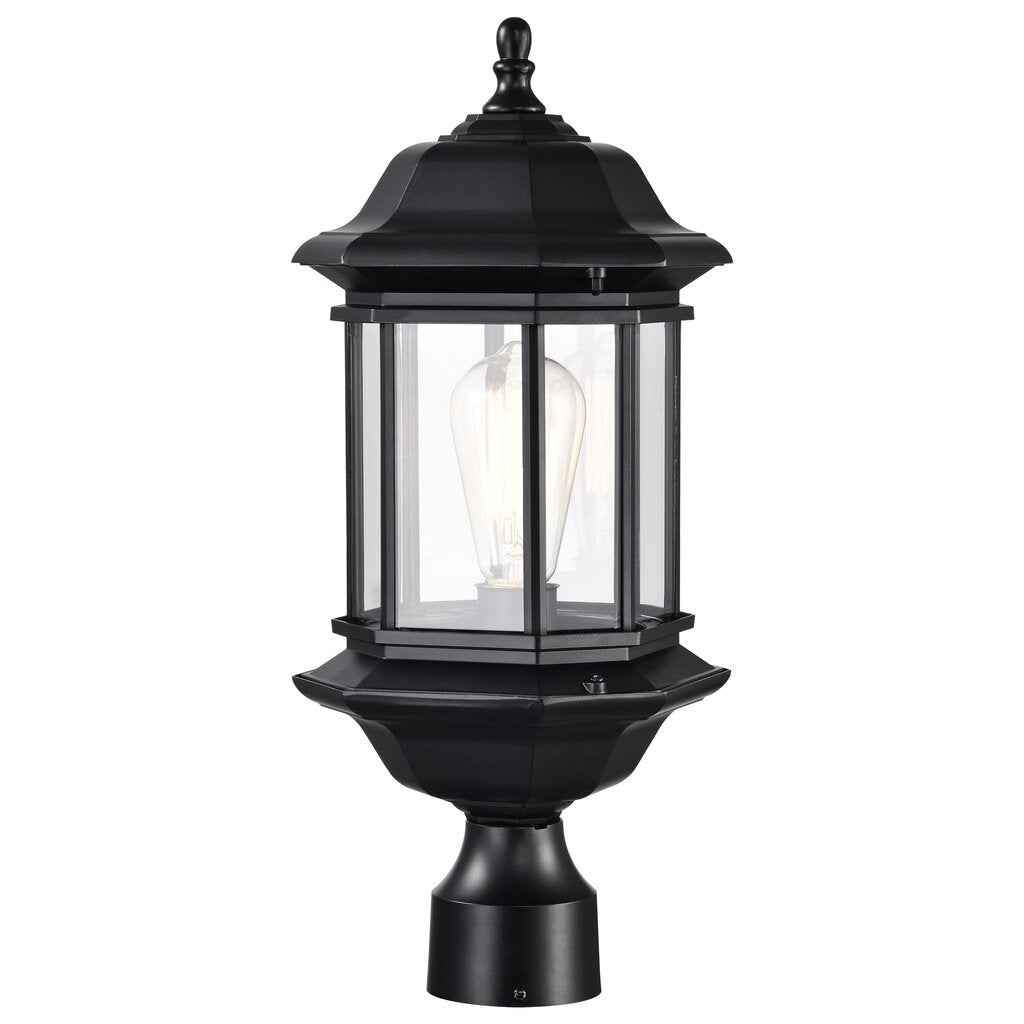 Satco 60-6115 Post Lantern Fixture Hopkins Outdoor Collection 18.5