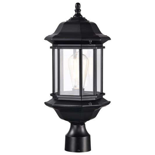 Satco 60-6115 Post Lantern Fixture Hopkins Outdoor Collection 18.5