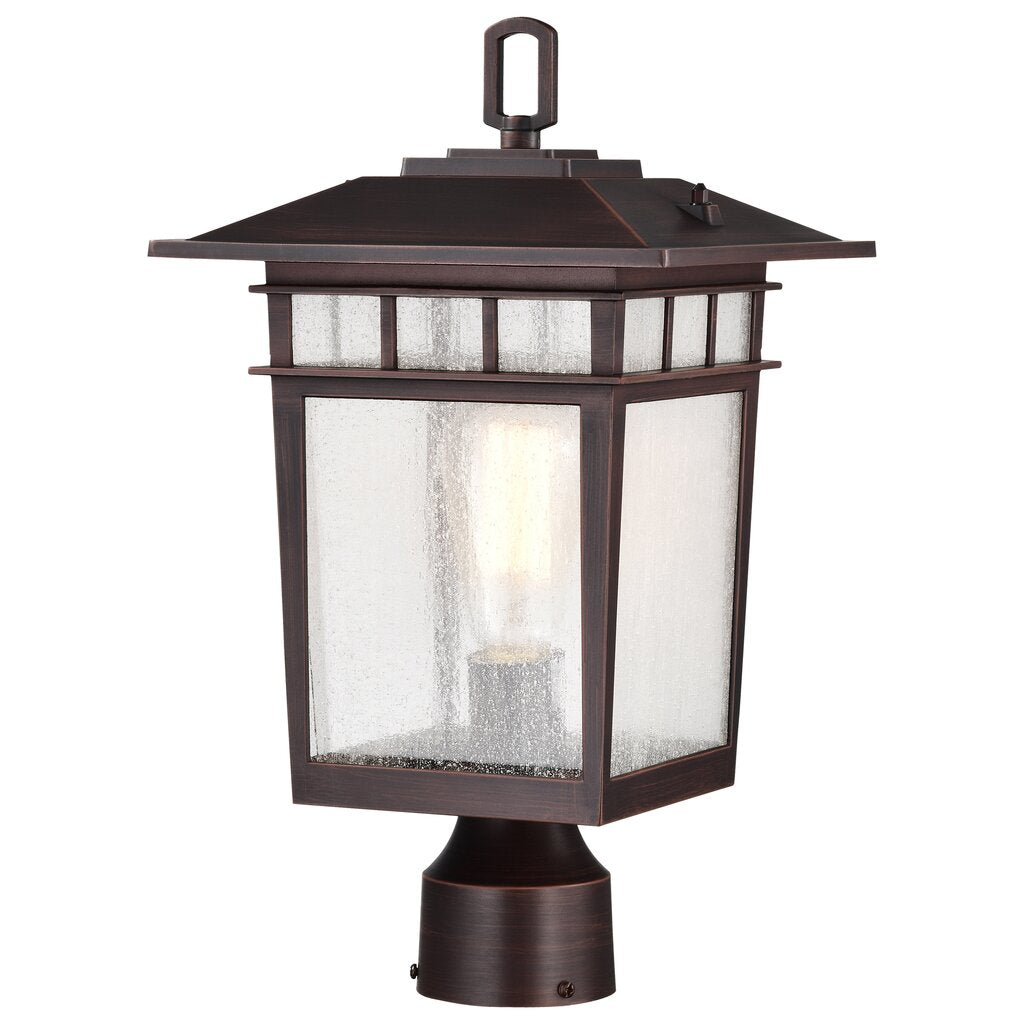 Satco 60-5952 Post Lantern Fixture Cove Neck Collection Outdoor Large