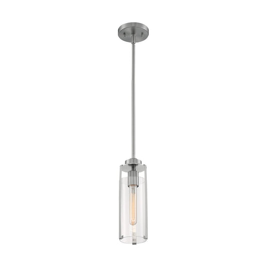 Satco 60-7140 Mini Pendant Fixture Marina; 1 Light; Brushed Nickel
