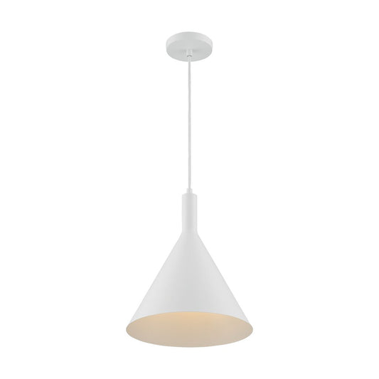 Satco 60-7138 Pendant Fixture Lightcap; 1 Light; Large Matte White