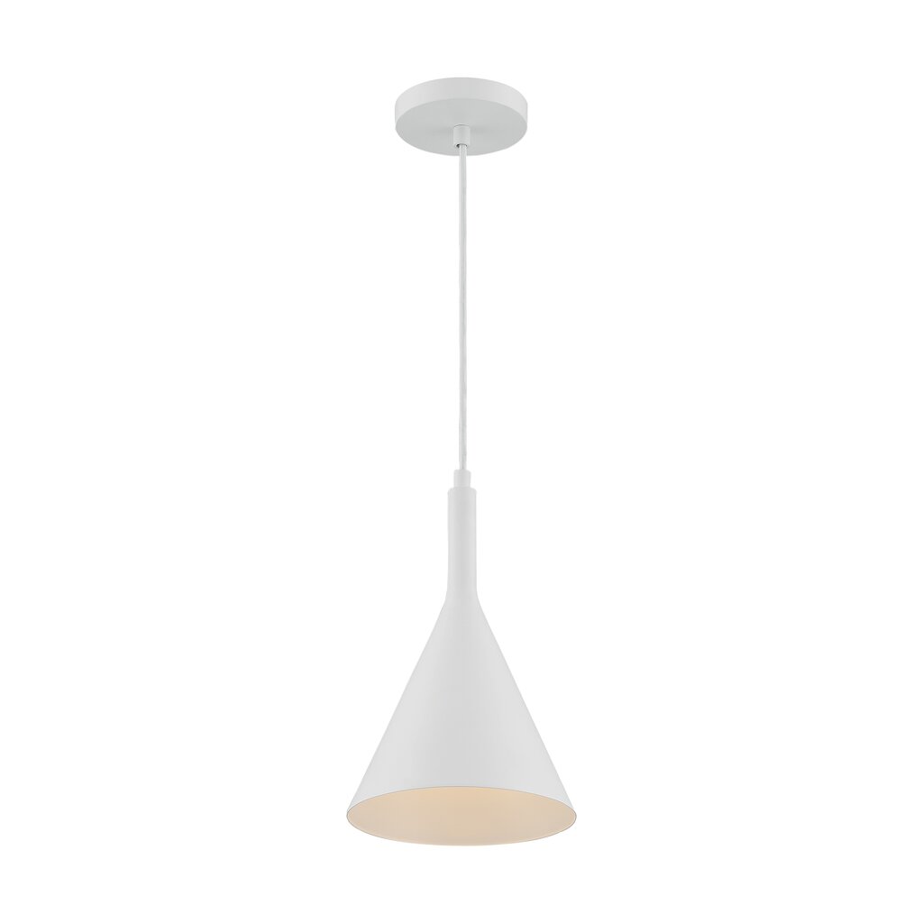Satco 60-7137 Pendant Fixture Lightcap; 1 Light; Small Matte White