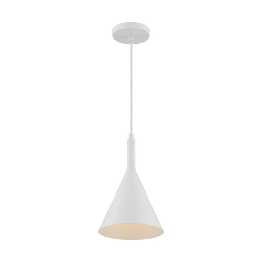 Satco 60-7137 Pendant Fixture Lightcap; 1 Light; Small Matte White