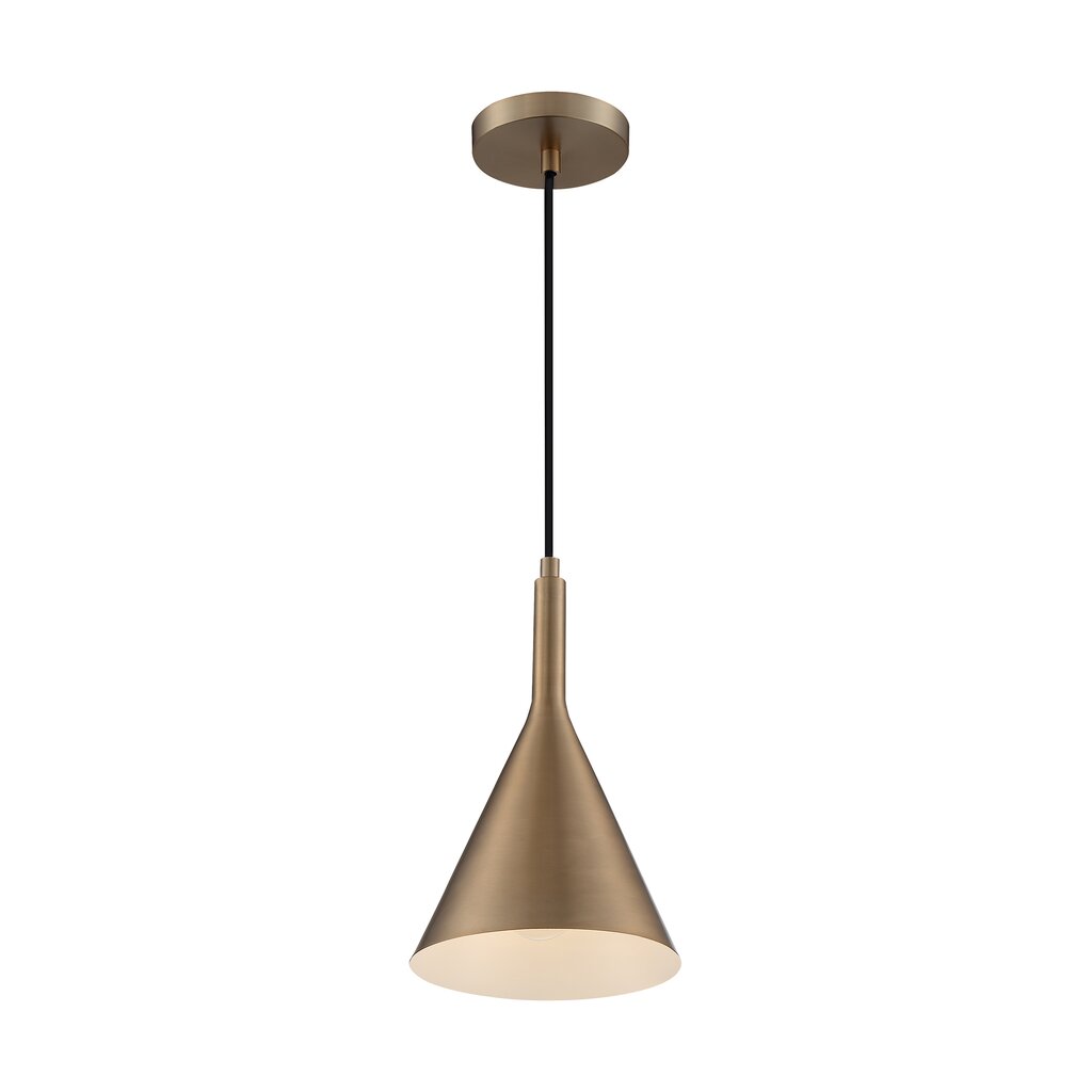Satco 60-7117 Pendant Fixture Lightcap; 1 Light; Small Burnished Brass