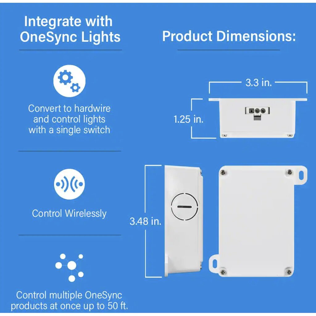 12 pack - Feit Electric UCL/JBX LED Fixture OneSync Under Cabinet