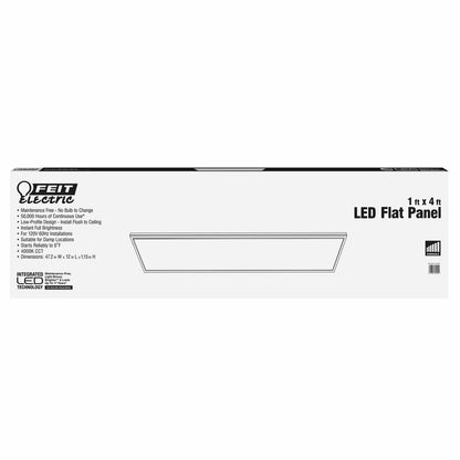 Feit Electric FP1X4/840/WH 50W LED Edge-Lit Flat Panel Fixture 1x4
