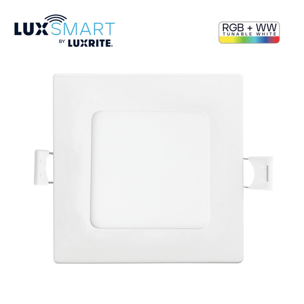 Luxrite LR22742 10.5W 4" square LED Downlight Dimmable Fixture