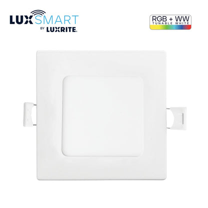 Luxrite LR22742 10.5W 4" square LED Downlight Dimmable Fixture