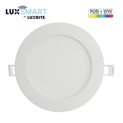 Luxrite LR22745 13W 6" Round LED Downlight Dimmable Fixture