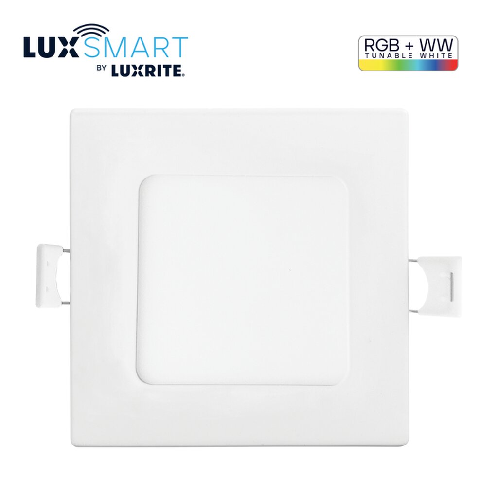 Luxrite LR22748 13W 6" Square LED Downlight Dimmable Fixture