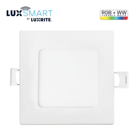Luxrite LR22748 13W 6" Square LED Downlight Dimmable Fixture