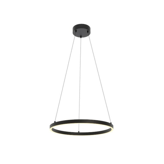 AFX GLOP24L30D1BK 30W LED Pendant Fixture Glo 24 inch Black Ceiling