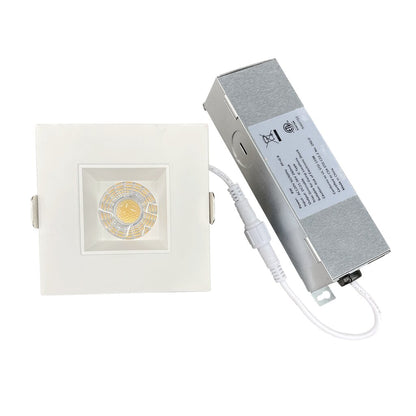 Luxrite LR23277 8W LED Dimmable Fixture 2" CCT Square Canless