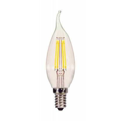 2 pack - Satco S21721 4.5W CA10 LED Light Bulb