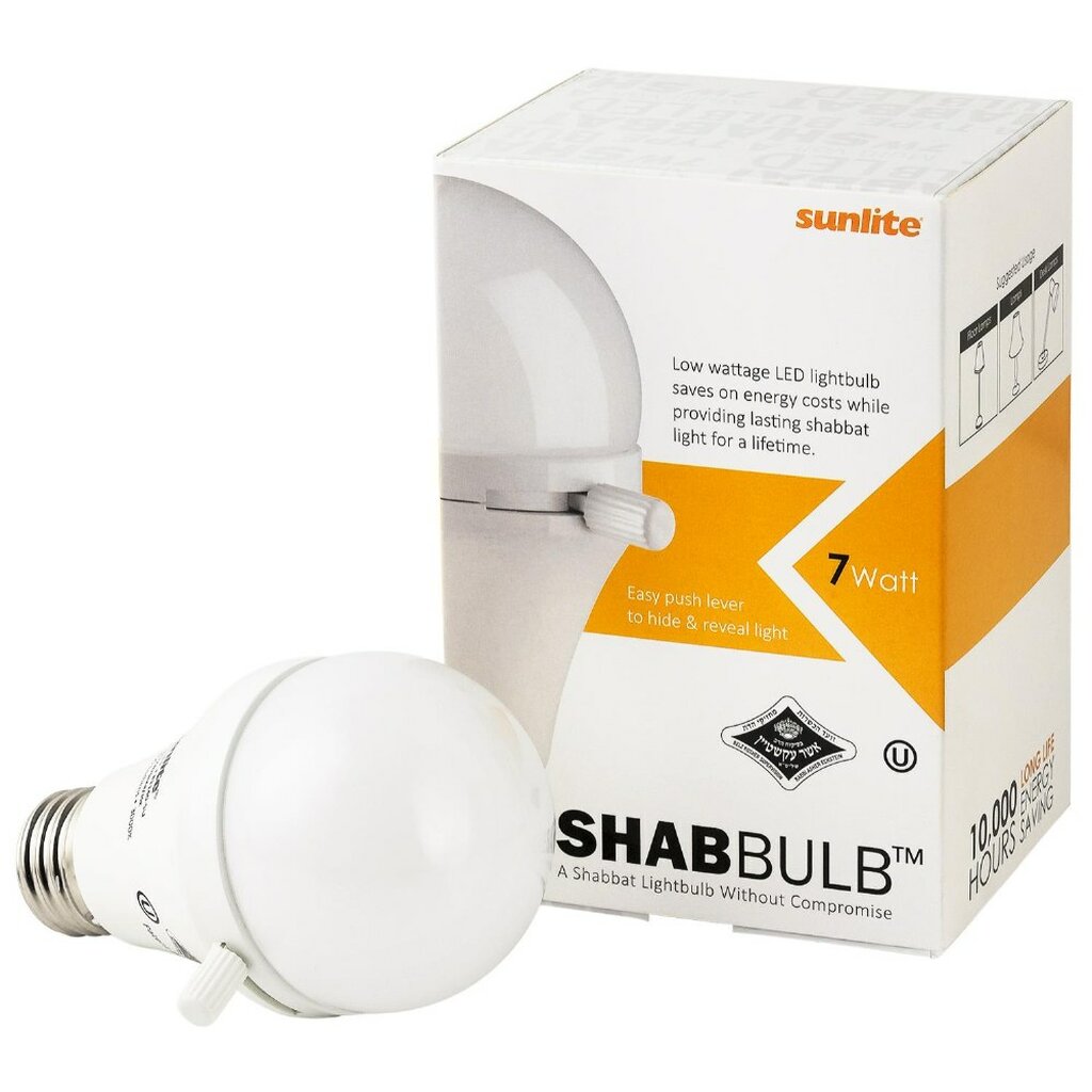 Sunlite 81140-SU 7W A19 Warm White LED Light Bulb