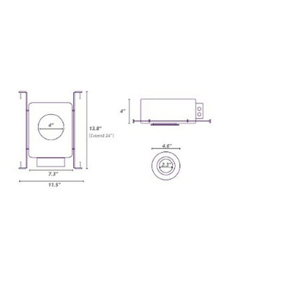 Sunlite 87713-MKS 20W LED Recessed Downlight Dimmable Fixture #