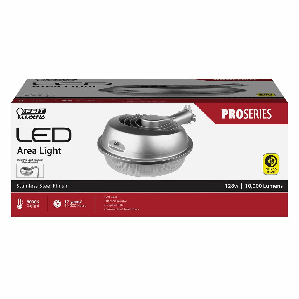 2 pack - Feit Electric S13AREA/850/DD/SS/V1 128W LED Area Light
