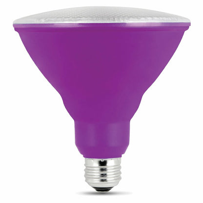 Feit Electric PAR38/P/10KLED/BX 7W PAR38 Purple LED Light Bulb