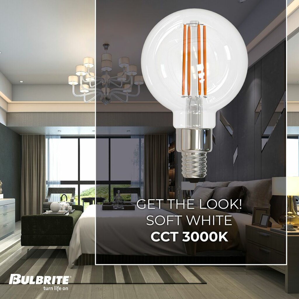 4 pack - Bulbrite 862875 4W G16 Soft White Light Bulb