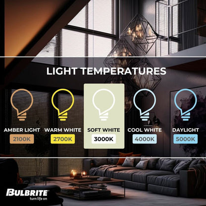 4 pack - Bulbrite 862873 5W T9 Soft White Light Bulb