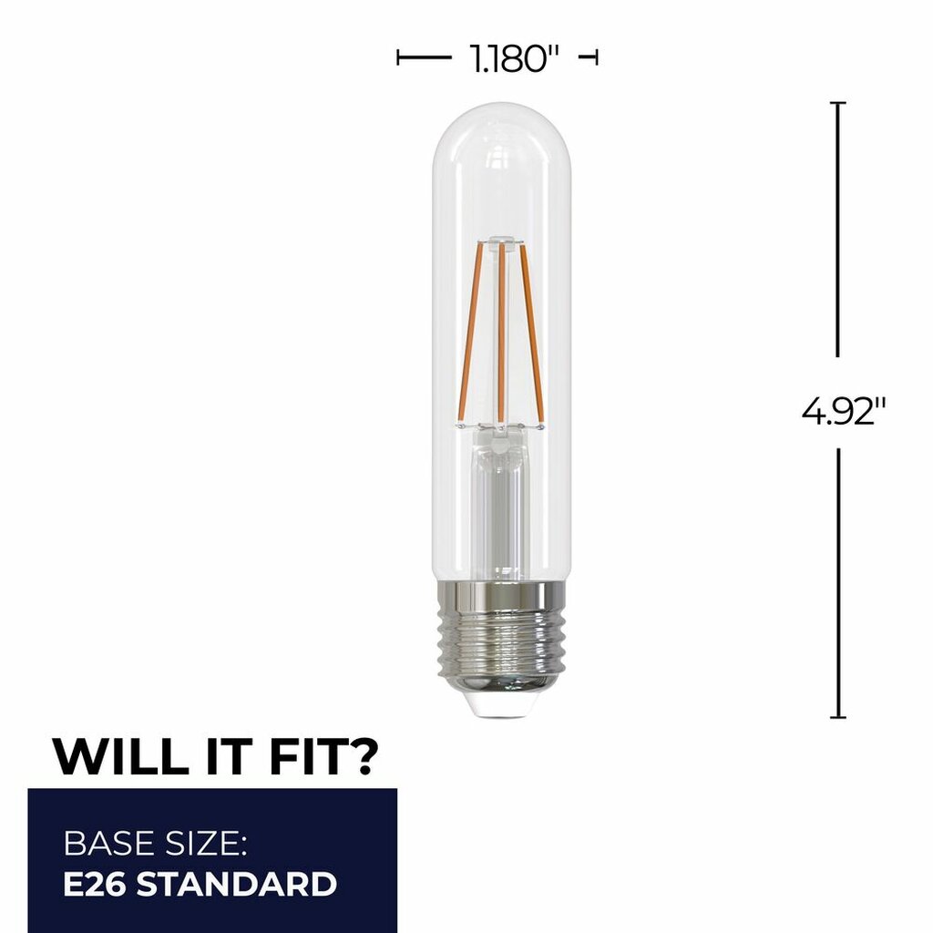 4 pack - Bulbrite 862872 5W T9 Warm White Light Bulb
