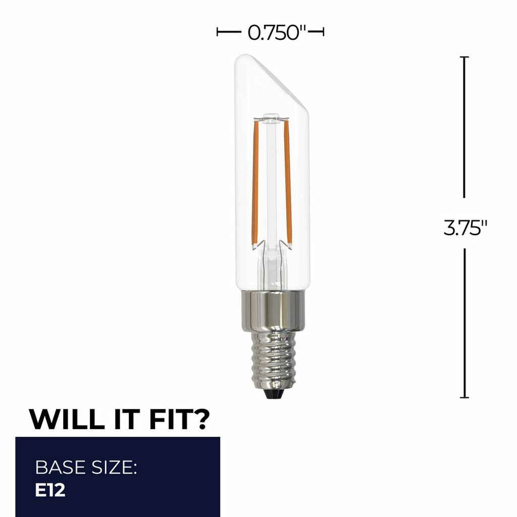 4 pack - Bulbrite 862860 4W T6 Soft White Light Bulb