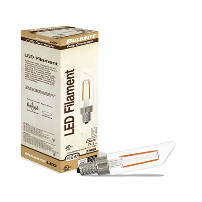 4 pack - Bulbrite 862859 4W T6 Warm White Light Bulb