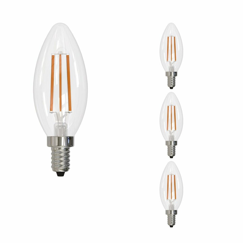 4 pack - Bulbrite 862856 6.5W B11 Soft White Light Bulb