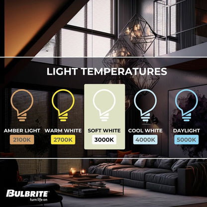 4 pack - Bulbrite 862854 4.5W T6 Soft White Light Bulb