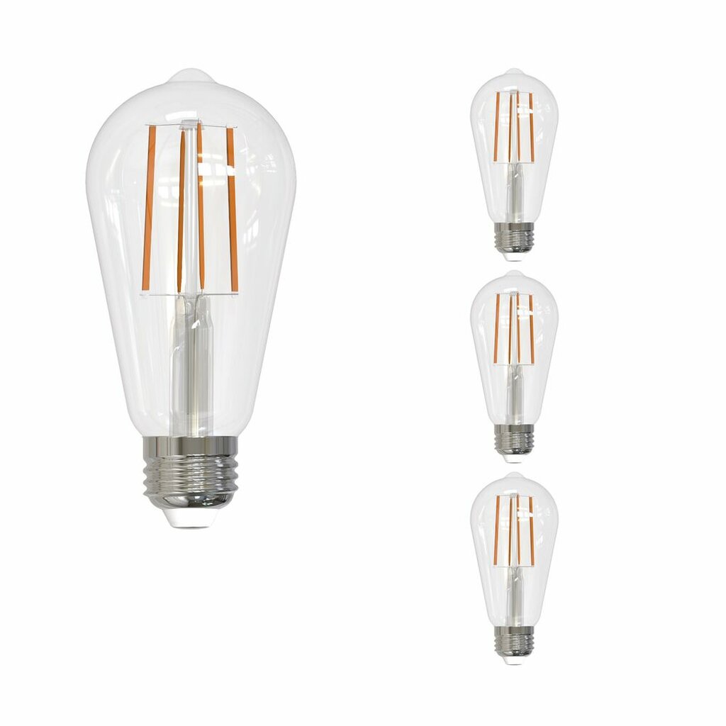 4 pack - Bulbrite 862849 13W ST18 Soft White Light Bulb