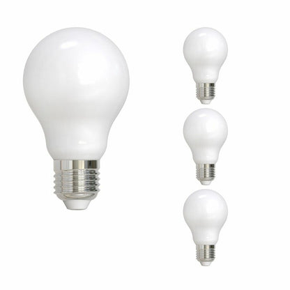 4 pack - Bulbrite 862846 7W A19 Warm White Light Bulb