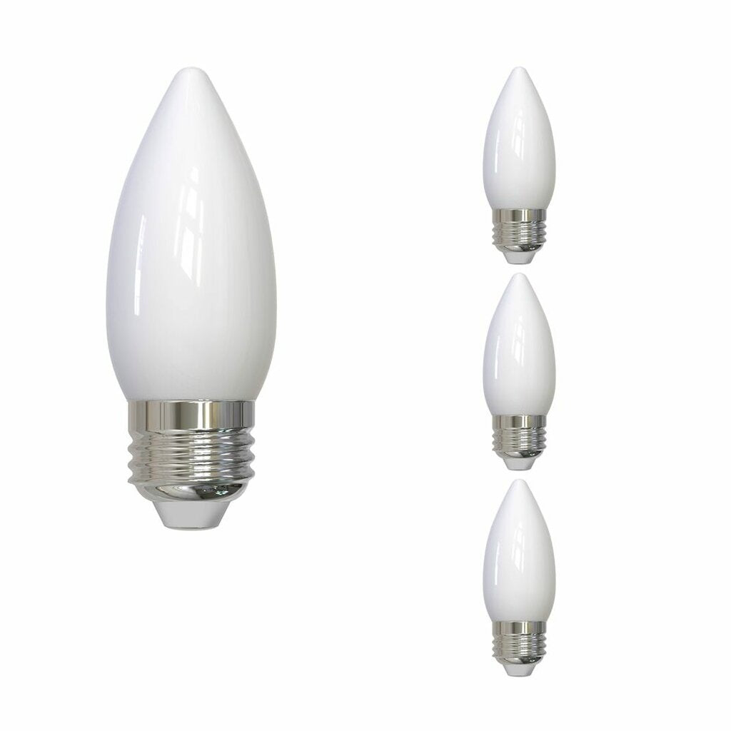 4 pack - Bulbrite 862844 5.5W B11 Warm White Light Bulb