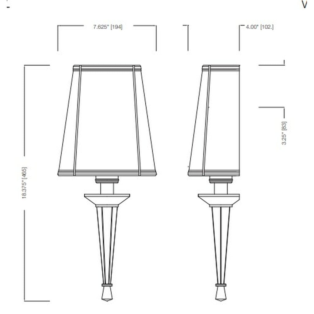 Aluche 31119 Decorative Fixture Royal Bronze Linen Shade w/Brown