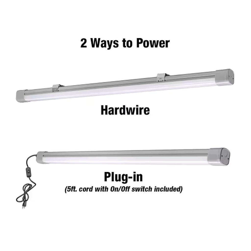 Eti VT-4FT-3600LM-8-40K-SV-N 31.7W LED HardWire Plug In Dimmable