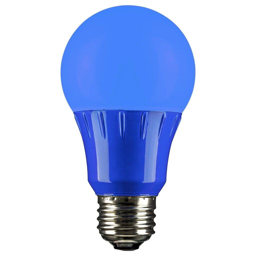 Satco S9644 2W A19 Blue LED Light Bulb