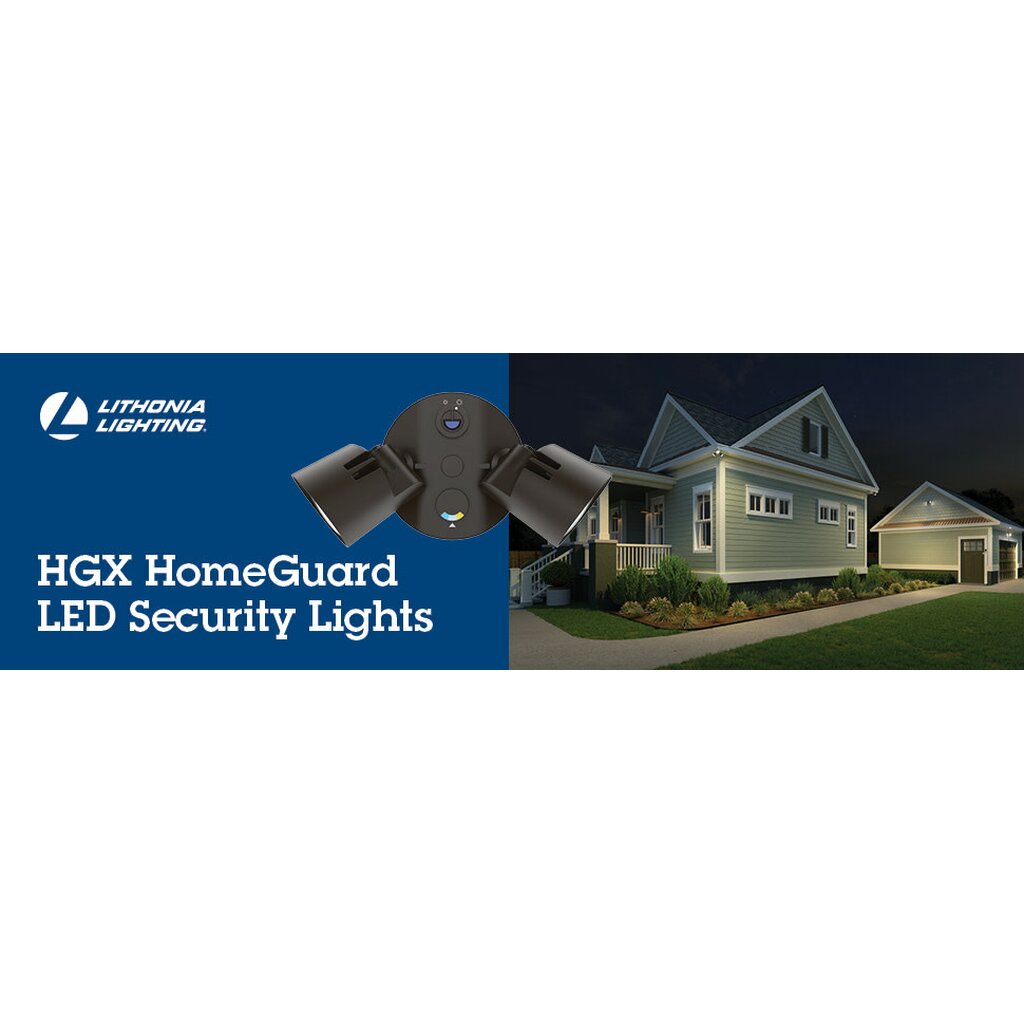Lithonia HGX LED 2RH ALO SWW2 120 PE DDB M2 15W/25W LED