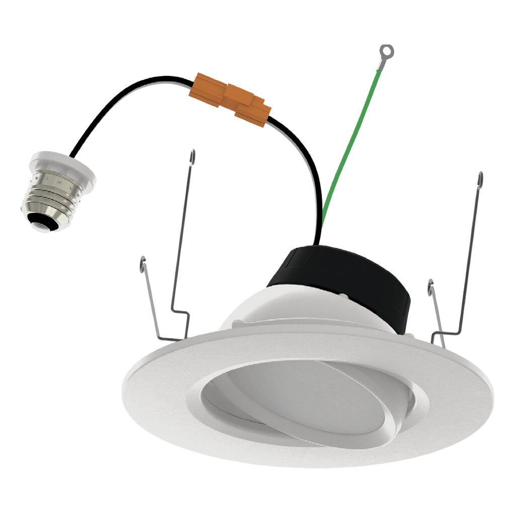 Halco 83986 8W LED Dimmable Fixture ProLED Select Gimbal Downlight 4in