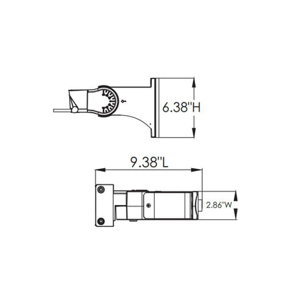 Energetic Lighting E4SB-SA-A Arm Mount Bracket LED Adjustable angle