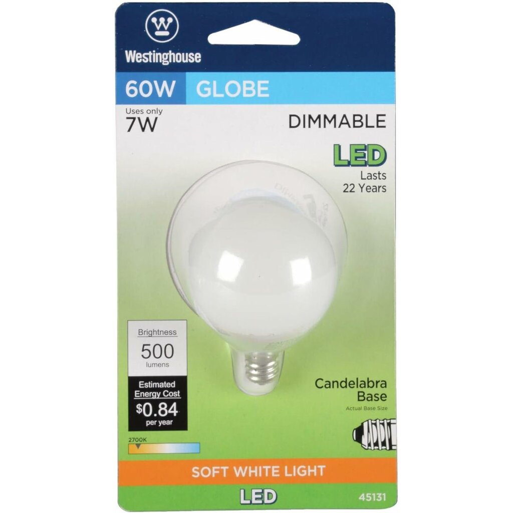 Westinghouse 4513100 7W G16.5 LED Light Bulb