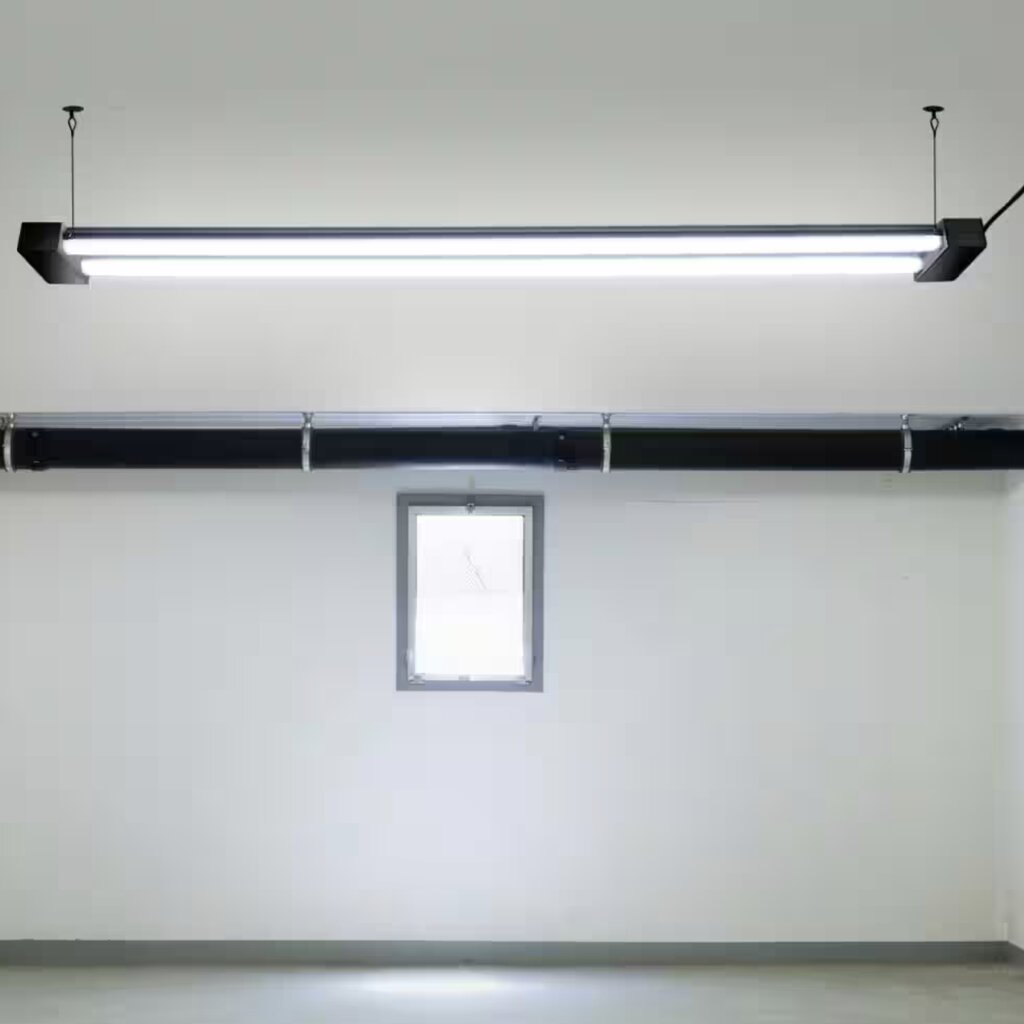 Feit Electric 73985 38W LED Utility Fixture 4' 2-Lamp Light W/Black