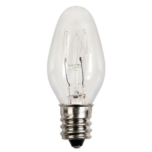 10 pack - Westinghouse 3720800 15W C7 Incandescent Light Bulb