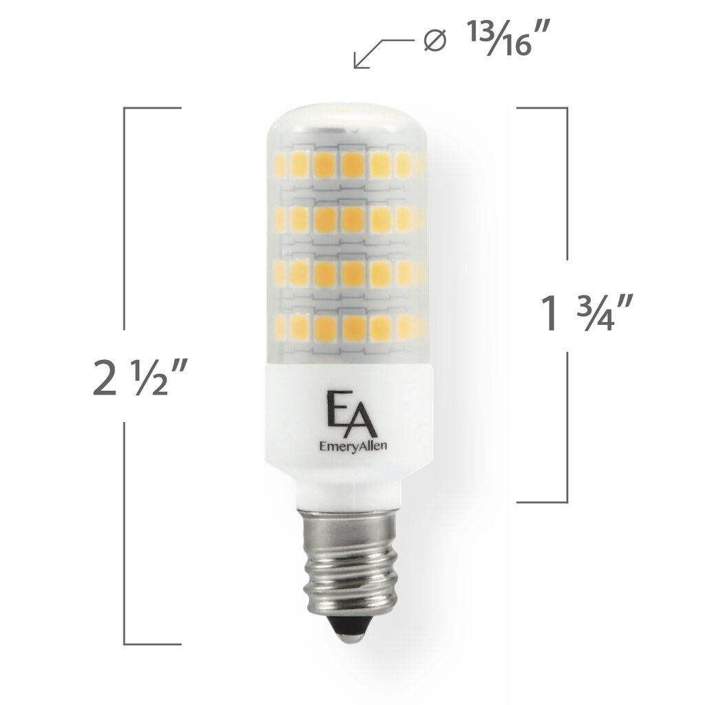 EmeryAllen EA-E12-6.0W-001-309F-D 6W WHITE LED Light Bulb