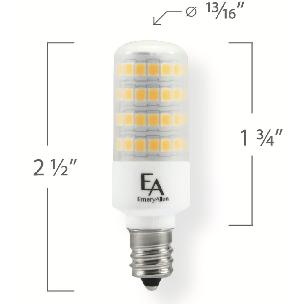 EmeryAllen EA-E12-5.0W-001-309F-D 5W WHITE LED Light Bulb