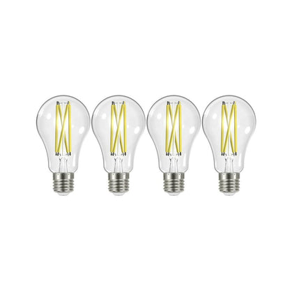 4 pack - Satco S12443 12.5W A19 Soft White LED Light Bulb