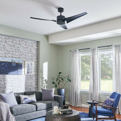 Kichler 330010SBK 60 Inch Motu Fan in SBK in. This Satin Black inch