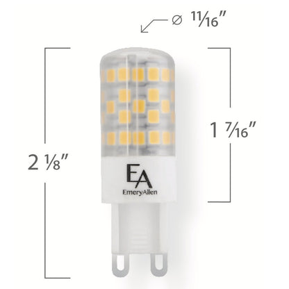 EmeryAllen EA-G9-4.5W-001-279F-D 4.5W Warm White LED Light Bulb