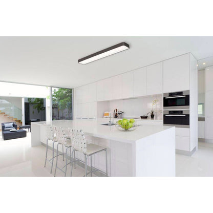 AFX BAYL4608LAJUDBK 43W LED Linear Ceiling Light Fixture Bailey 8 inch